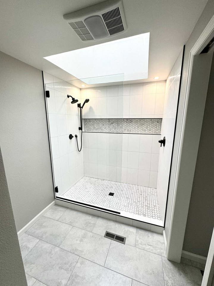 Bathroom tile installation in Denver