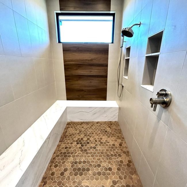 Floor tile installation in Denver